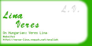 lina veres business card